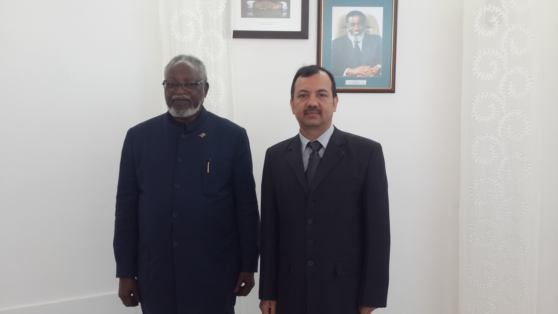 With legendary Sam Nujoma