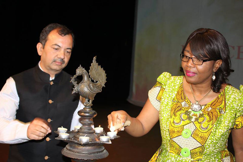 Prime Minister Saara Kugongilwa inaugurated Indian dance performance