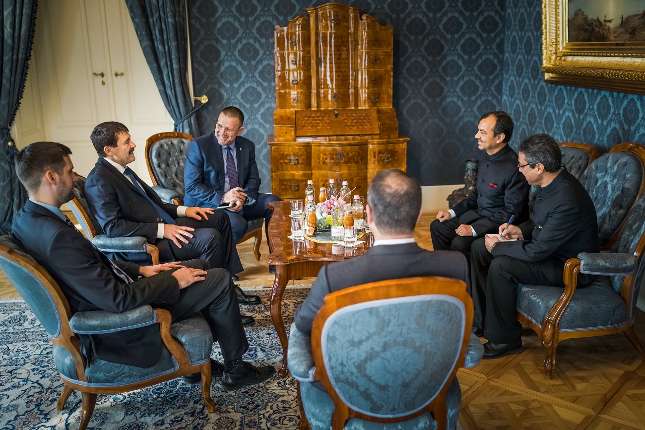 With President Janos Ader discussion