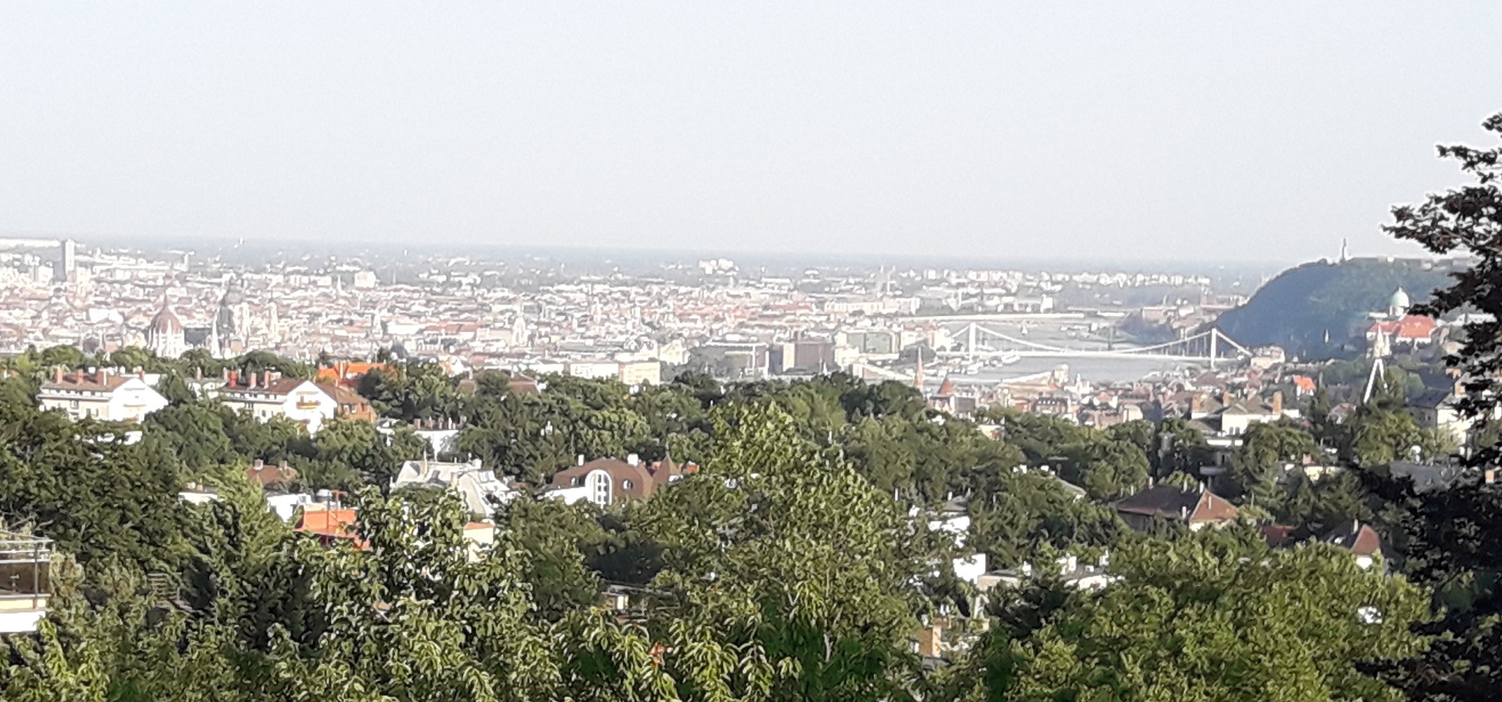 City view from terrace of residence