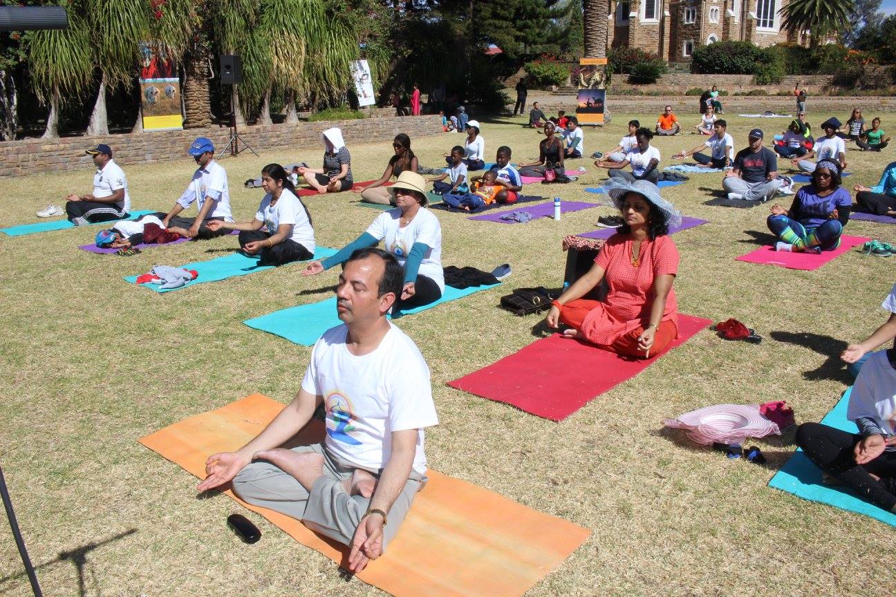 International Yoga Day in Namibia